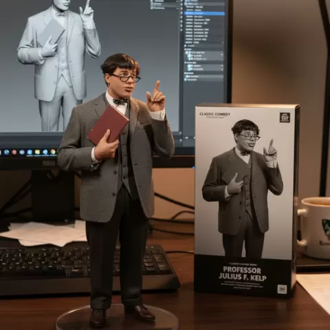JERRY LEWIS: The King of Comedy Gesta! 🤣 3D Model of Hollywood Legend