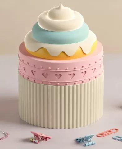 Pastel Cupcake Organizer