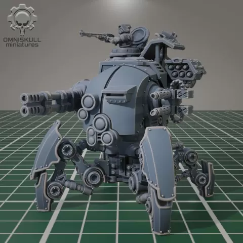 Rustmonger Tarantula Assault Walker by Omniskull miniatures