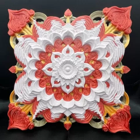 Tantric Rose Cymatic Tile