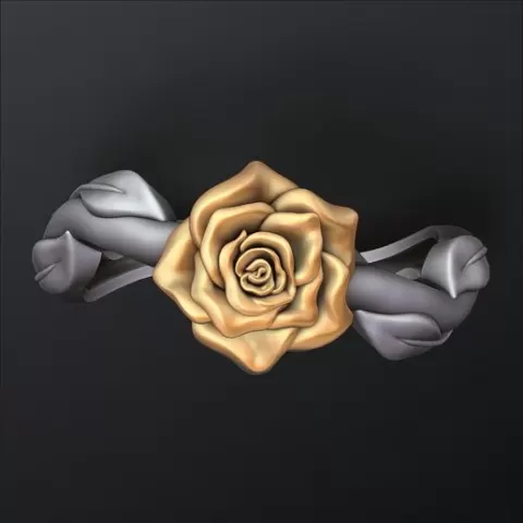 Rose Ring v3 3D print model