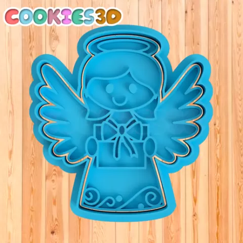 Angel cutter for cookies and fondant dough - M2 - Cookies Angel