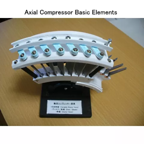 Jet Engine Component ; Axial Compressor by Motoo Kondo