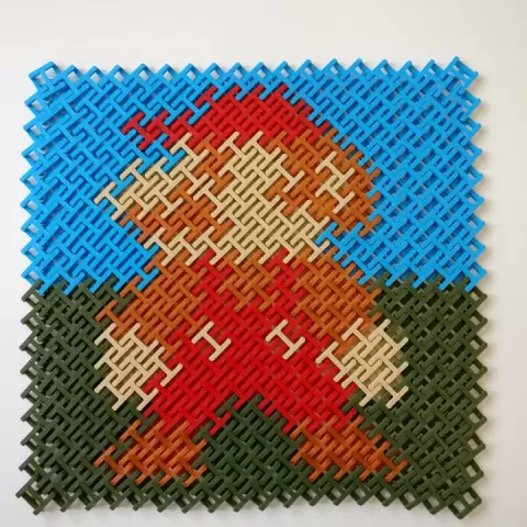 Chainmail - Multi Material 3D Printable Fabric by Jennes De Schutter