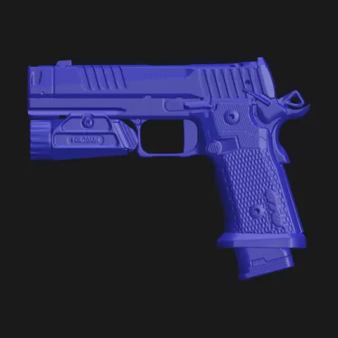 SIG SAUER P211 GTO with HOLOSUN P.ID PID P211-GTO Real Size 3D Scan High Quality Gun Mold