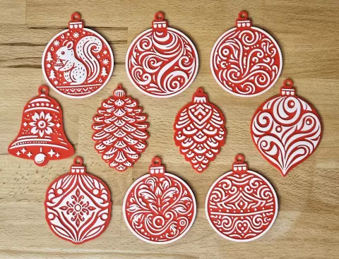 Christmas Balls Set 01 for tree decoration
