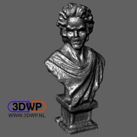Mozart Bust (Statue 3D Scan) by 3DWP
