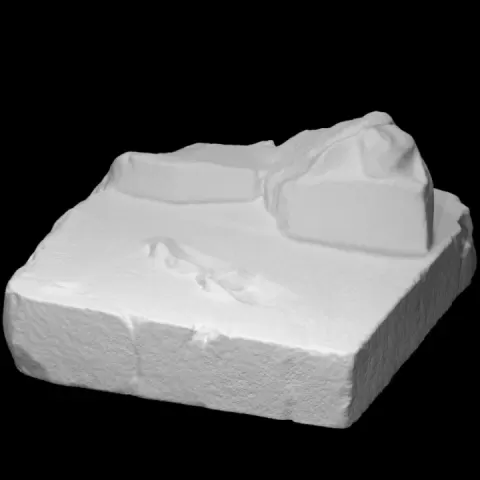 Inscribed base of statue of the Iliad by Scan The World