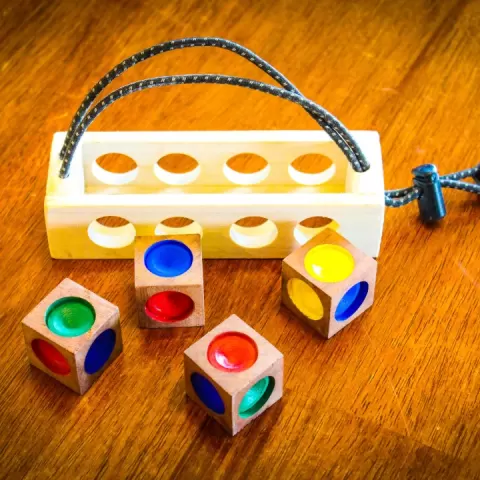 Instant Insanity Puzzle by Mark Ingle