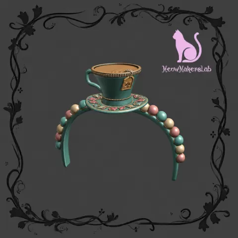 Tea cup headband, compatible with Ever After High