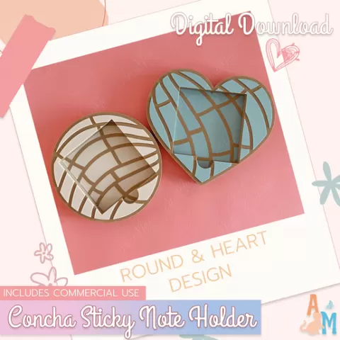 Concha Sticky Note Holder