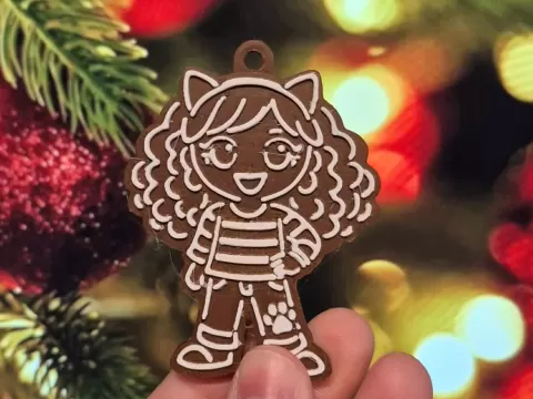 Gabby Dollhouse Gingerbread Ornament