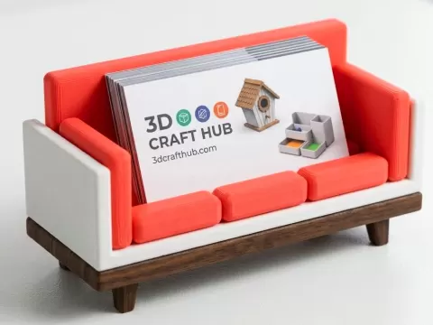 The "Executive Lounge" Sofa Business Card Holder.