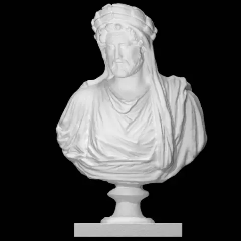 Bust of Antoninus Pius portrayed as an Arval Brother by Scan The World