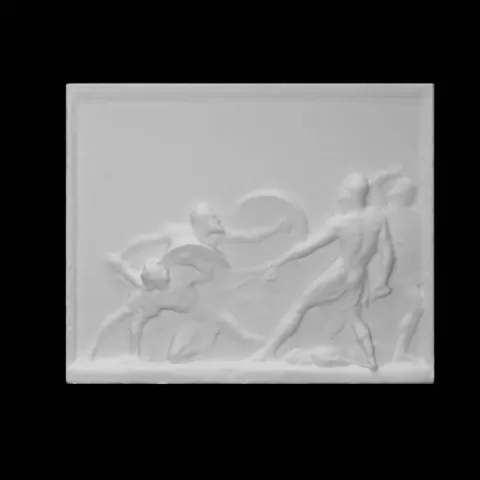 Socrates saves Alcibiades in the battle of Potidea by Scan The World