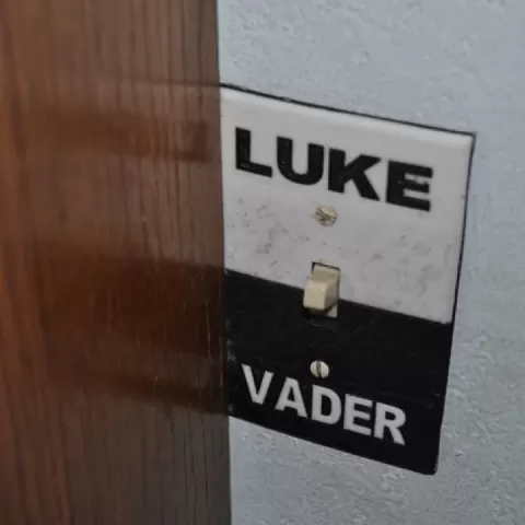 Star Wars Switch Cover Plate Episode 2: Attack of the Dual Extruders by Whitney Potter