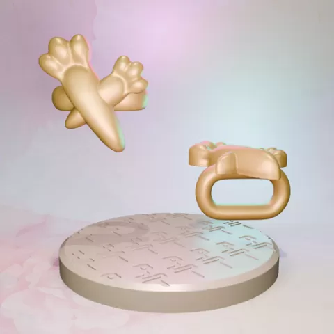 Ever After High custom ring Bunny Blanc basic inspired