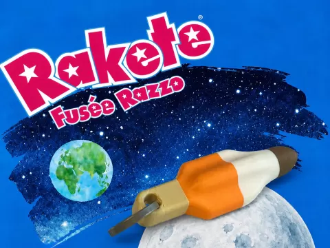 Iconic Rocket ice lolly from Switzerland