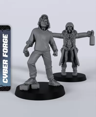 Motherland Civilians - With Free Cyberpunk - Sci-Fi Gift Ideas for RPG and Wargamers