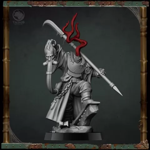 Abyssal Fleet — Liturgist (Chorister) — Trench Grimdark Warfare by Tauros Creative