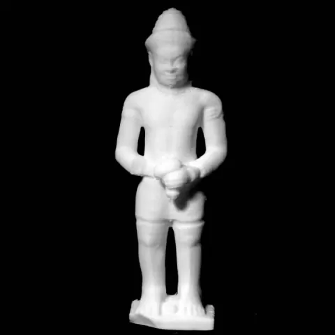 Dvarapala (Door Guardian) at The Guimet Museum, Paris by Scan The World