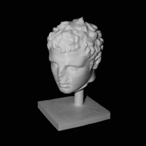 Idealised god or athlete at The British Museum, London by Scan The World