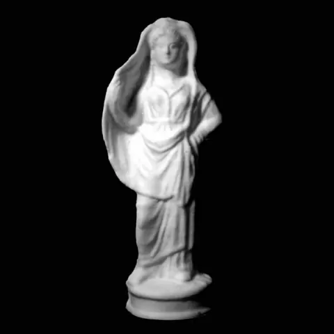 Goddess wearing a Chiton at The British Museum, London by Scan The World