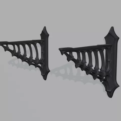Vertebrae Shelf Bracket (145mm & 185mm Depth)