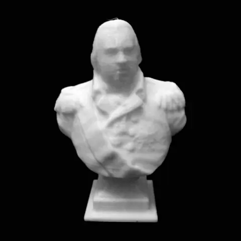 Bust of Louis XVIII at The Louvre, Paris by Scan The World