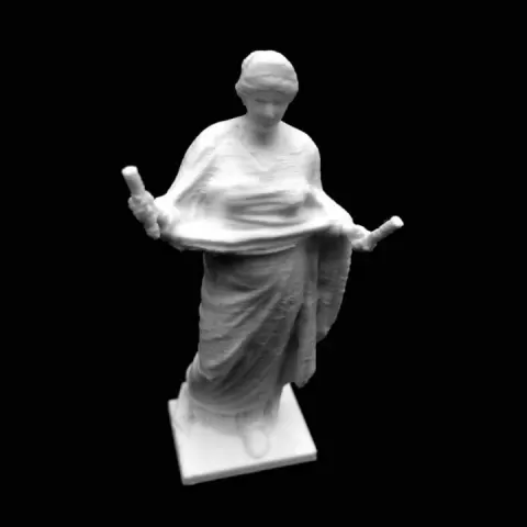 Adorante restored to be Euterpe at The Louvre, Paris by Scan The World