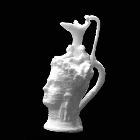 Female-headed jug at The British Museum, London by Scan The World
