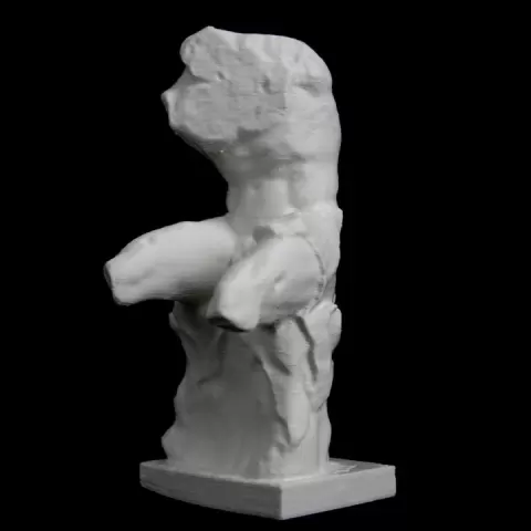 The Belvedere Torso at the Museo Pio-Clementino, Vatican by Scan The World
