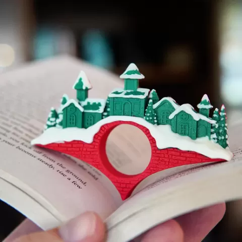 Winter Village Page Holder