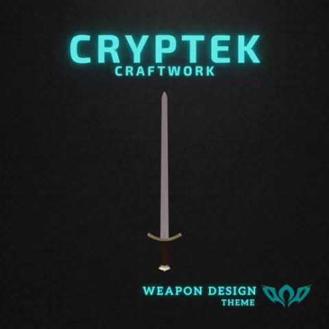 03. Robb Stark Sword - Robb Stark, Game of Throne, GOT - Toy Replica of Rise as the Young Wolf: Print Your Robb Stark Sword