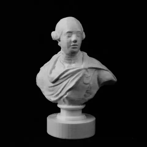 King George III John Van Nost Younger 1767, British Museum by Marie Jehane Juganaikloo
