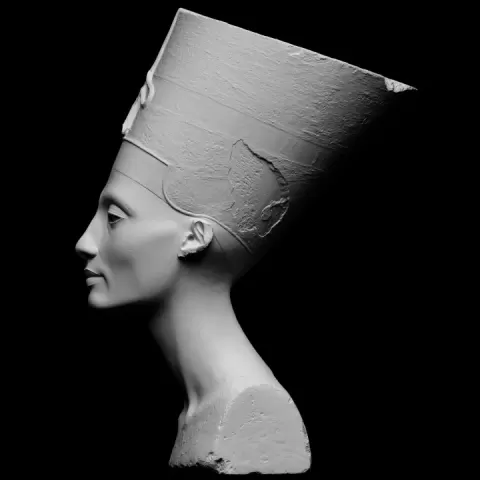 Bust of Nefertiti at the Neues Museum, Berlin by Scan The World