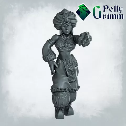 Fantasy and historic miniatures for tabletop games. Arabian Nightmare. Deadly beauty, human form by PollyGrimm