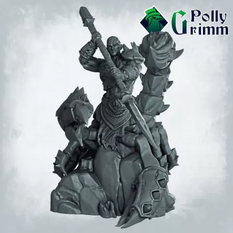 Fantasy and historic miniatures for tabletop games. Arabian Nightmare. Scorpion warrior ver 1 by PollyGrimm