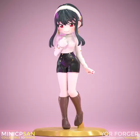 Yor Forger - Lovely Sunday Night Date - Spy X Family Anime Figure - 3D Printing