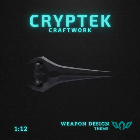 1:12 Miniature 06. Halo Energy Sword - Halo - Toy Replica of Light Up Your Collection with the Legendary Energy Sword