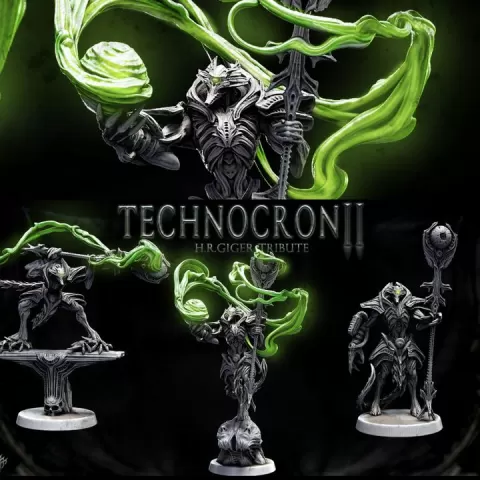Techno-MasterMind (All 3 poses) by Mini Monster Mayhem