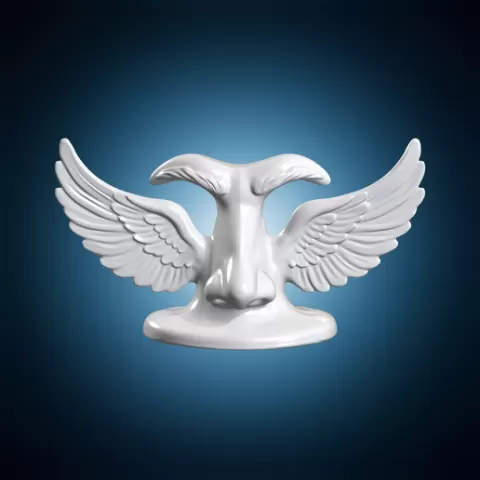 Angel Wing Glasses Frame 3D Print Model