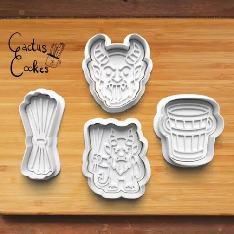 Krampus Cookie Cutter set 0999
