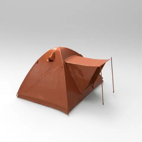 Camping Tent 1/32 Scale – Realistic Outdoor Shelter for Diorama and Slot Car Scenery