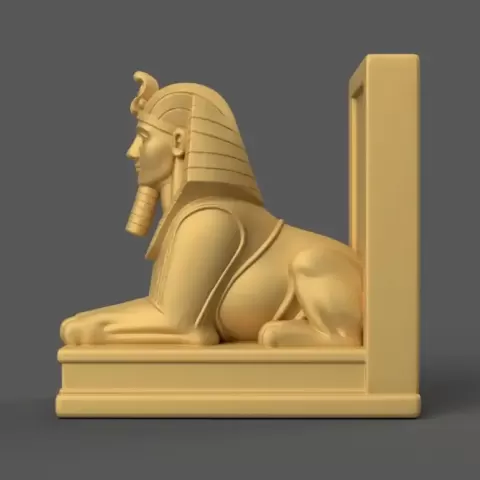 Ancient Egyptian Sphinx Bookend Decor