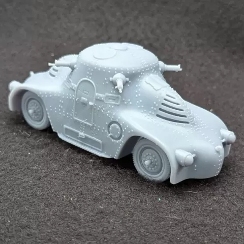 Armored car Skoda PA-II Zelva (OA vz.23, Turtle) (Czech, WW2) by Wargame3d