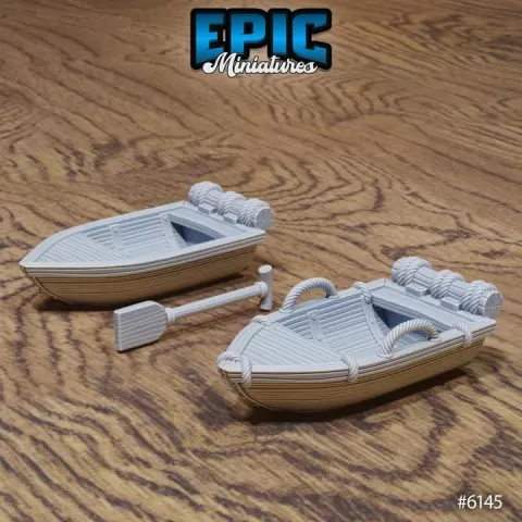 Swamp Boat V2 / Marshland Warboat / Bog Boat / Jungle Water Route Vessel / Tropical Area River Ship / Forest Wetland Encounter by Epic-Miniatures