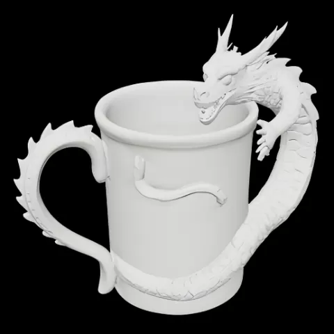 Dragon Wrapped Mug