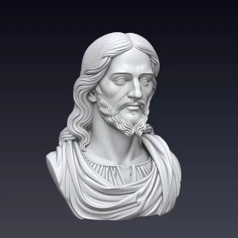 Jesus Christ Bust 3D