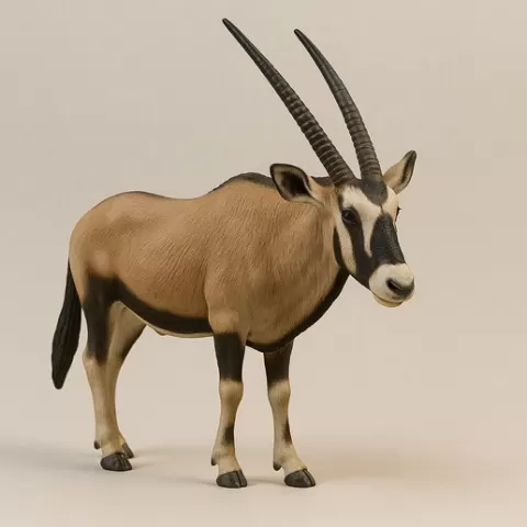 Oryx antelopes